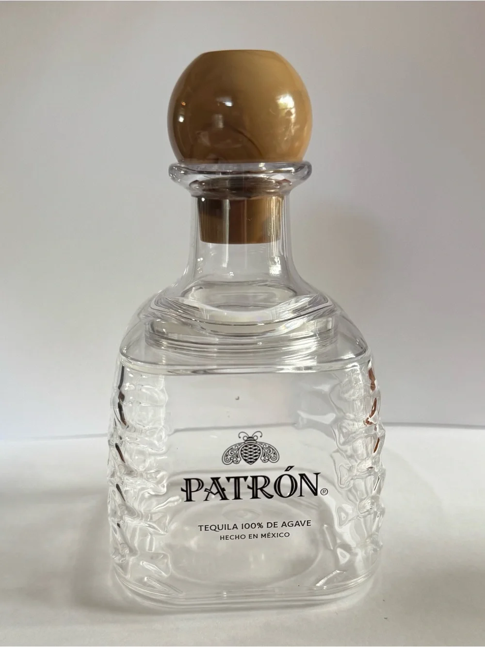 Patron Clear Plastic Decanters (Set of 2)